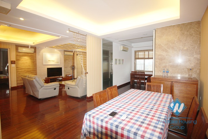 Apartment with 02 bedrooms and balcony for rent in Ciputra, Tay Ho.